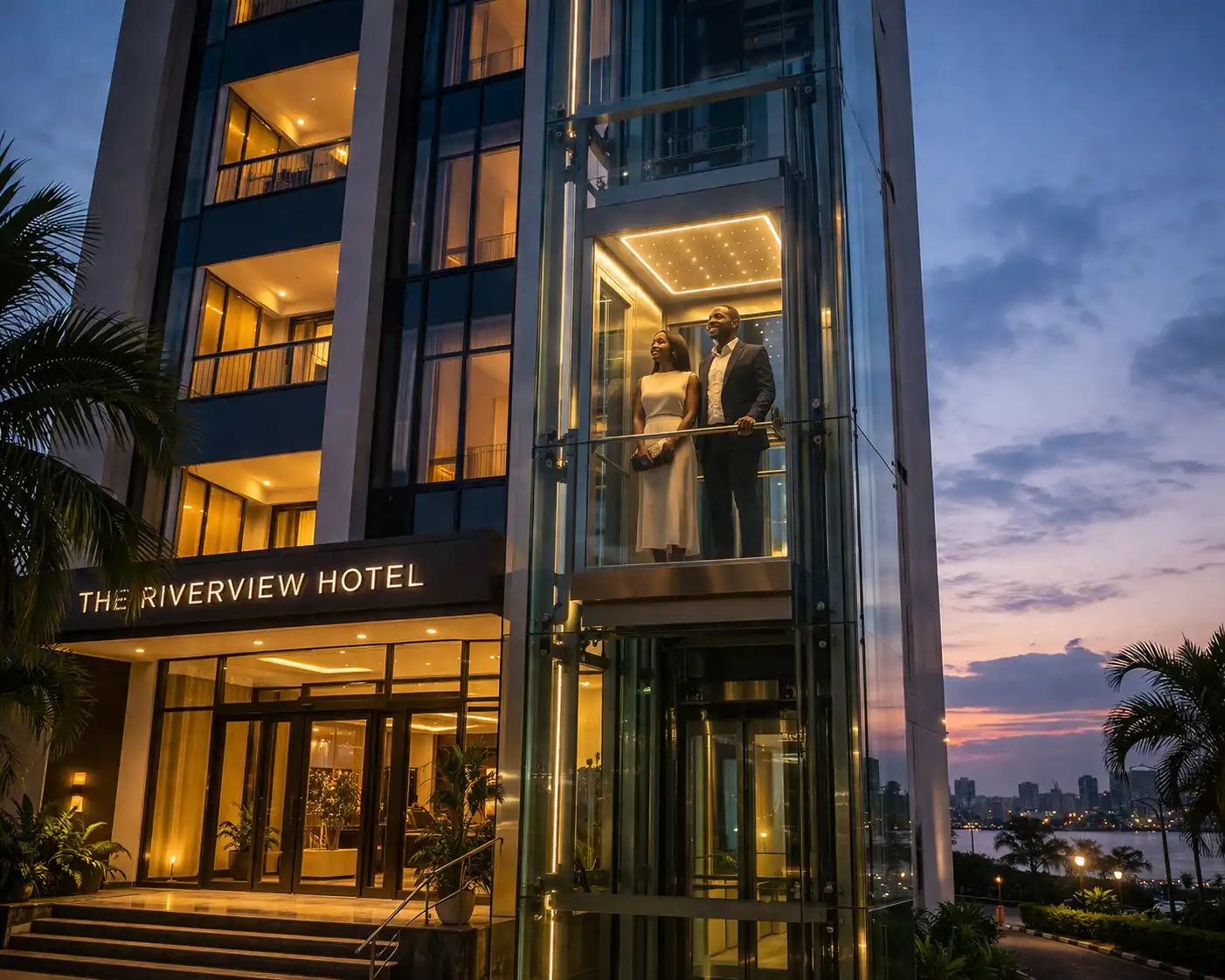 hotel-elevator -view